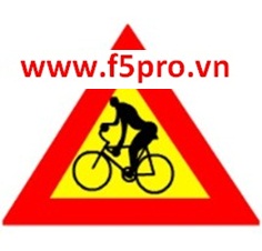 Biển báo đường người đi xe đạp cắt ngang.