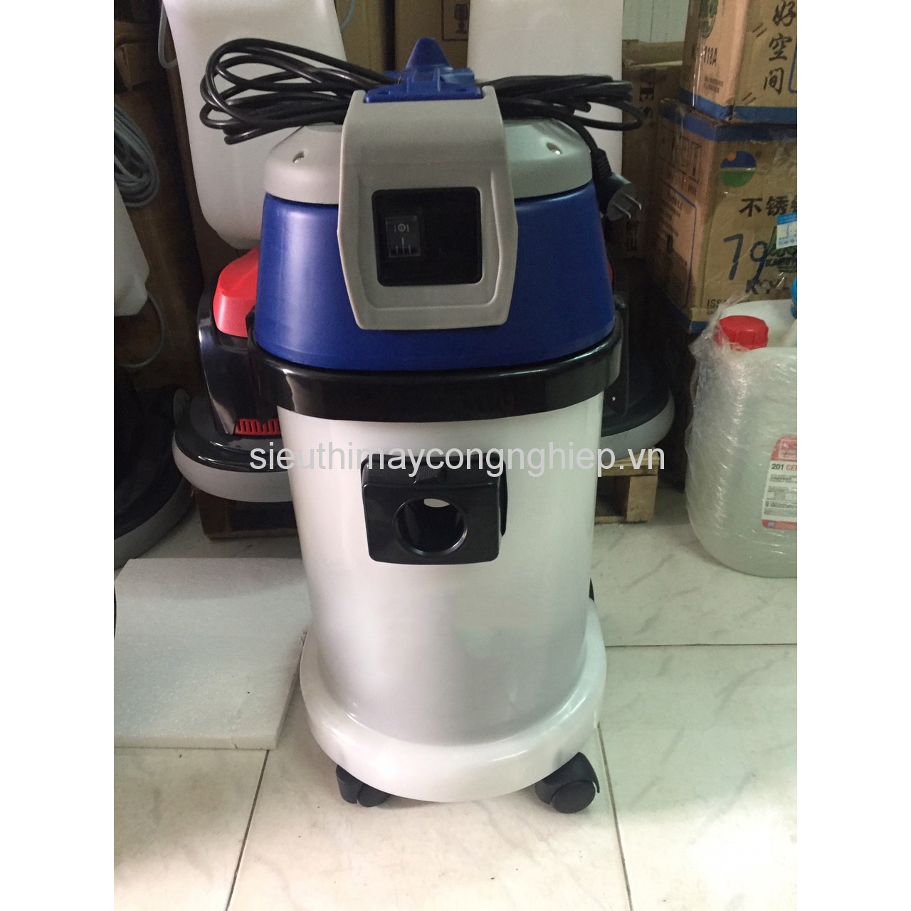 Máy hút bụi hút nước thùng nhựa Supper Clean SC 30P