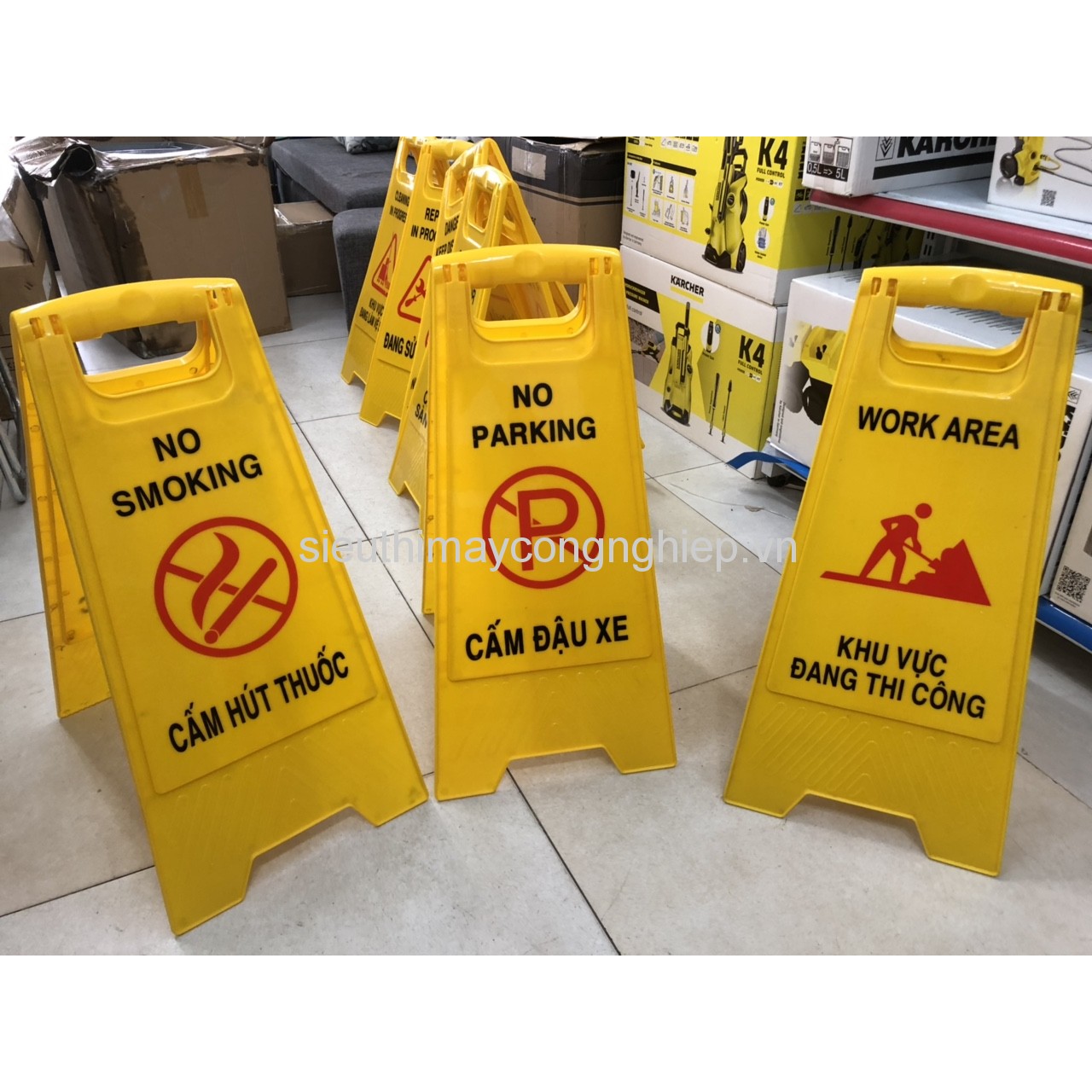 Biển báo cấm đậu xe - No Parking