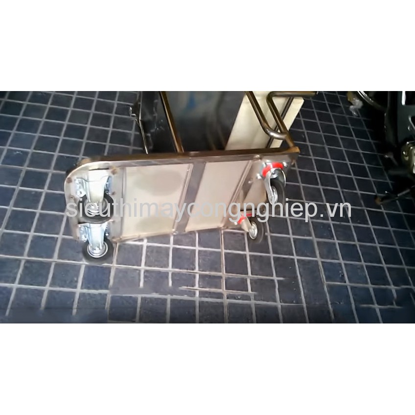 Xe làm vệ sinh phòng buồng inox 3 tầng F20
