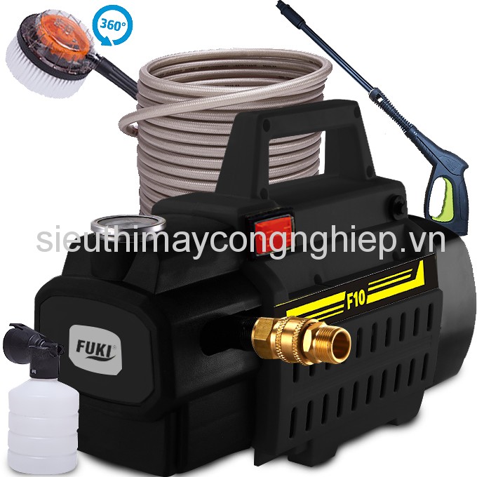Máy xịt rửa xe cao áp Fuki F10A Car Kit 2100W