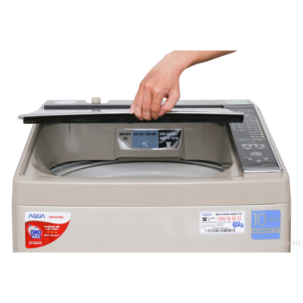 Máy giặt Aqua Inverter 10,5 Kg AQW-DW105AT N