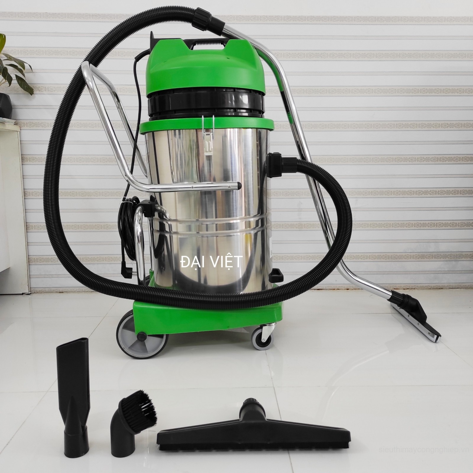 Máy Hút Bụi Nước Công Nghiệp nhà xưởng DV2-60JP - 60 Lít (3600W) Hepa 2 lõi lọc