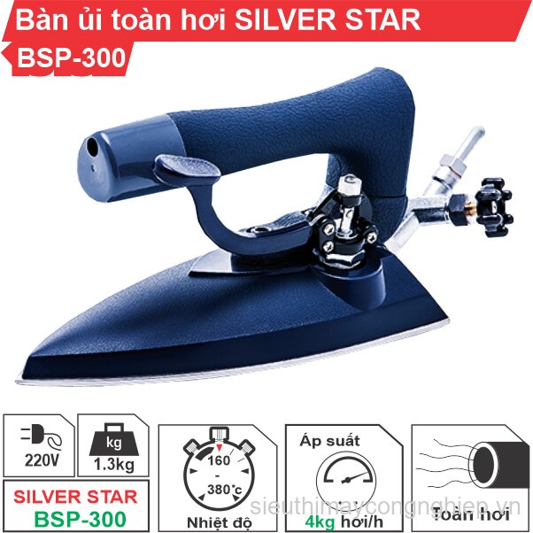 Bàn ủi toàn hơi Silver Star BSP-300