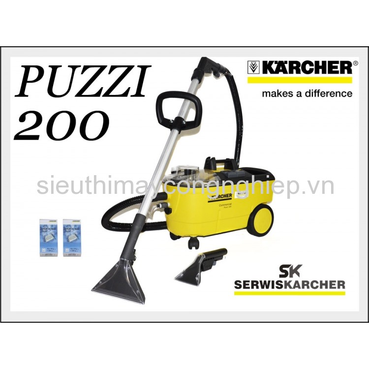 Máy giặt thảm giặt ghế sofa Karcher Puzzi 200