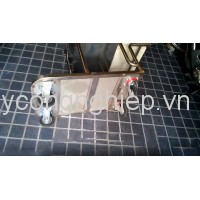 Xe làm vệ sinh phòng buồng inox 3 tầng F20