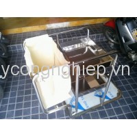 Xe làm vệ sinh phòng buồng inox 3 tầng F20