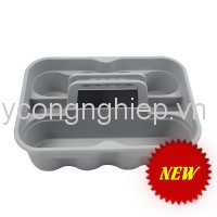 Khay đựng dụng cụ vệ sinh 2 ngăn B-039C