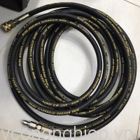 Dây áp lực máy Lutian 10 mét, 2 lớp kẽm