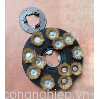 Bàn chải sợi kim loại đánh rỉ
