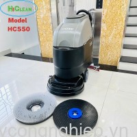 MÁY CHÀ SÀN LIÊN HỢP HICLEAN HC550B New ( dùng bình ác quy )