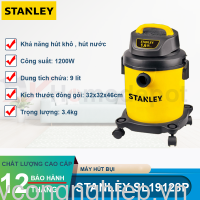 Máy hút bụi gia dụng 9 Lít - Khô/Ướt Stanley SL19128P