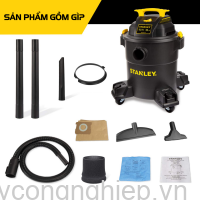 Máy hút bụi công nghiệp 3 chức năng 23 Lít - Khô/Ướt/Thổi Stanley SL19417P-6A