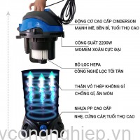 Máy Hút Bụi Khô Và Ướt 30 Lít 2200W (HEPA) Kewin KN301S