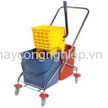 Xe đẩy vắt cây lau nhà 2 ngăn Chaobao D043