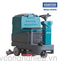 Máy chà sàn ngồi lái KRAFFER KF80A (dùng bình)