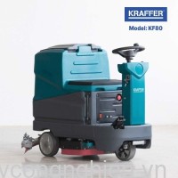 Máy chà sàn ngồi lái Kraffer KF80 (dùng bình)