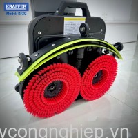 Máy chà sàn liên hợp mini Kraffer KF30 (dùng pin)