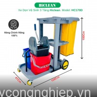 Xe Đẩy Dọn Phòng Hiclean HC170D 
