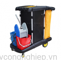 Xe đẩy dọn vệ sinh phòng Clepro CP – 4/1B