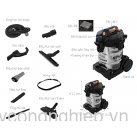 Máy Hút Bụi Công Nghiệp khô và ướt Hitachi CV-975PW