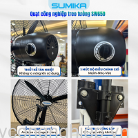 Quạt treo tường công nghiệp Sumika SW650