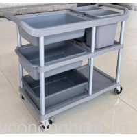 Xe đẩy vệ sinh 3 tầng Model: D-015N