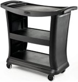 Xe dịch vụ bày, dọn đồ ăn Minibar Rubbermaid 9T68