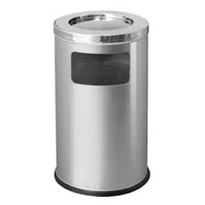 Thùng rác Inox tròn A35-N (màu trắng) (TLJA35NZ2)