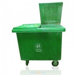 Thùng rác composite cỡ lớn có bánh xe VNTD660L 660 lít