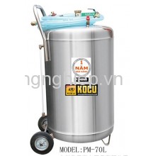 Bình bọt thấp Kocu 70 lít inox