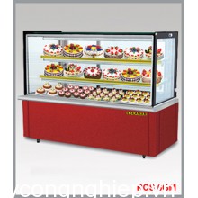 Tủ trưng bày bánh lạnh kính vuông, đỏ Berjaya RCS 8GM
