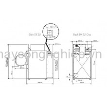 Máy sấy công nghiệp Primus DX-55 Gas