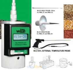 Máy đo nhiệt độ,độ ẩm nông sản ngũ cốc Farmcomp Wile 26